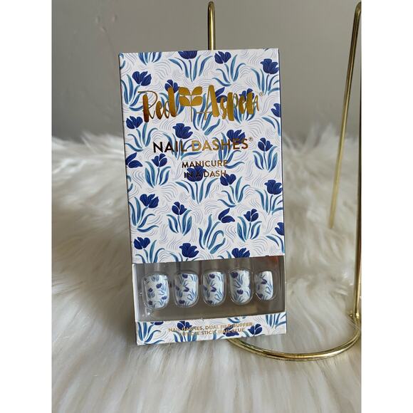Red Aspen Nail Dashes- Kashmira's Indigo Tulips - Picture 1 of 4